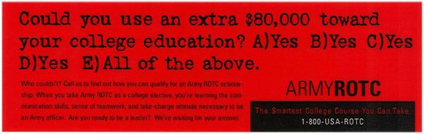 Army ROTC banner ad 5