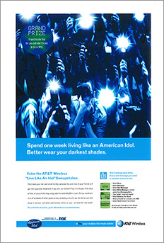 AT&T Wireless print ad